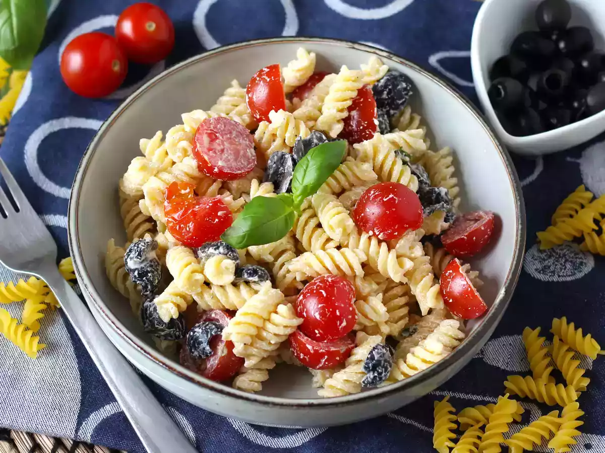 Krämig kall pasta, klar på mindre än 10 minuter! - foto 5