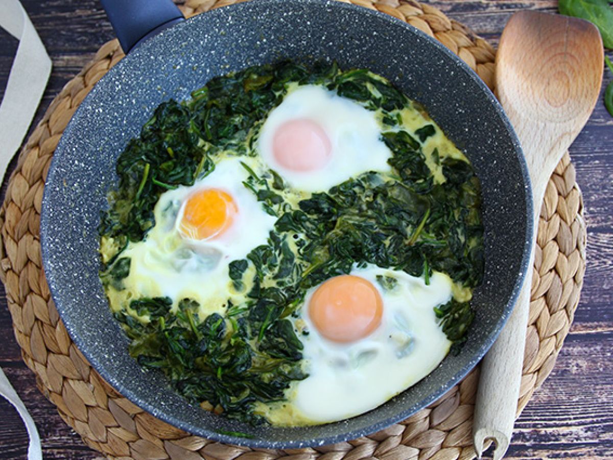Krämig spenat och ägg - foto 2