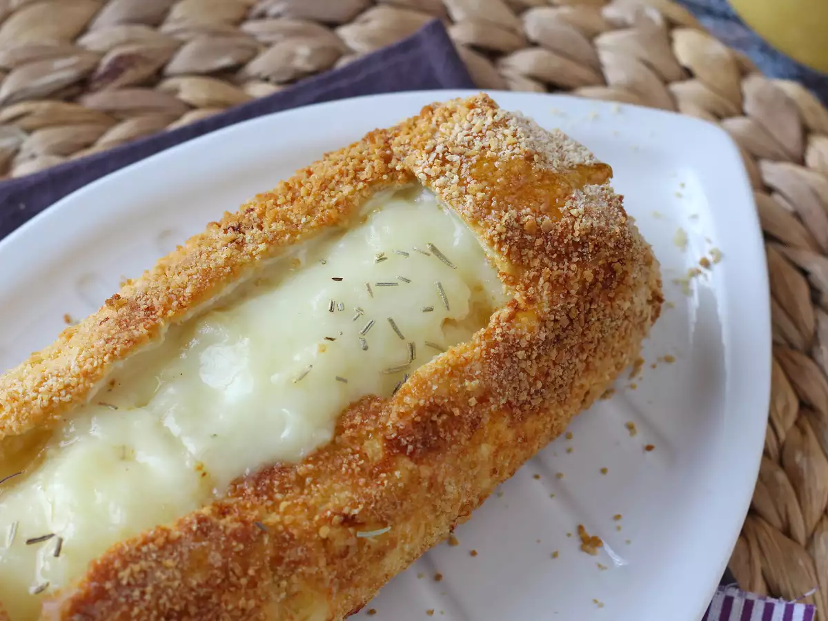 Krispig och krämig panerad getostrulle i airfryer – ren och skär njutning! - foto 6