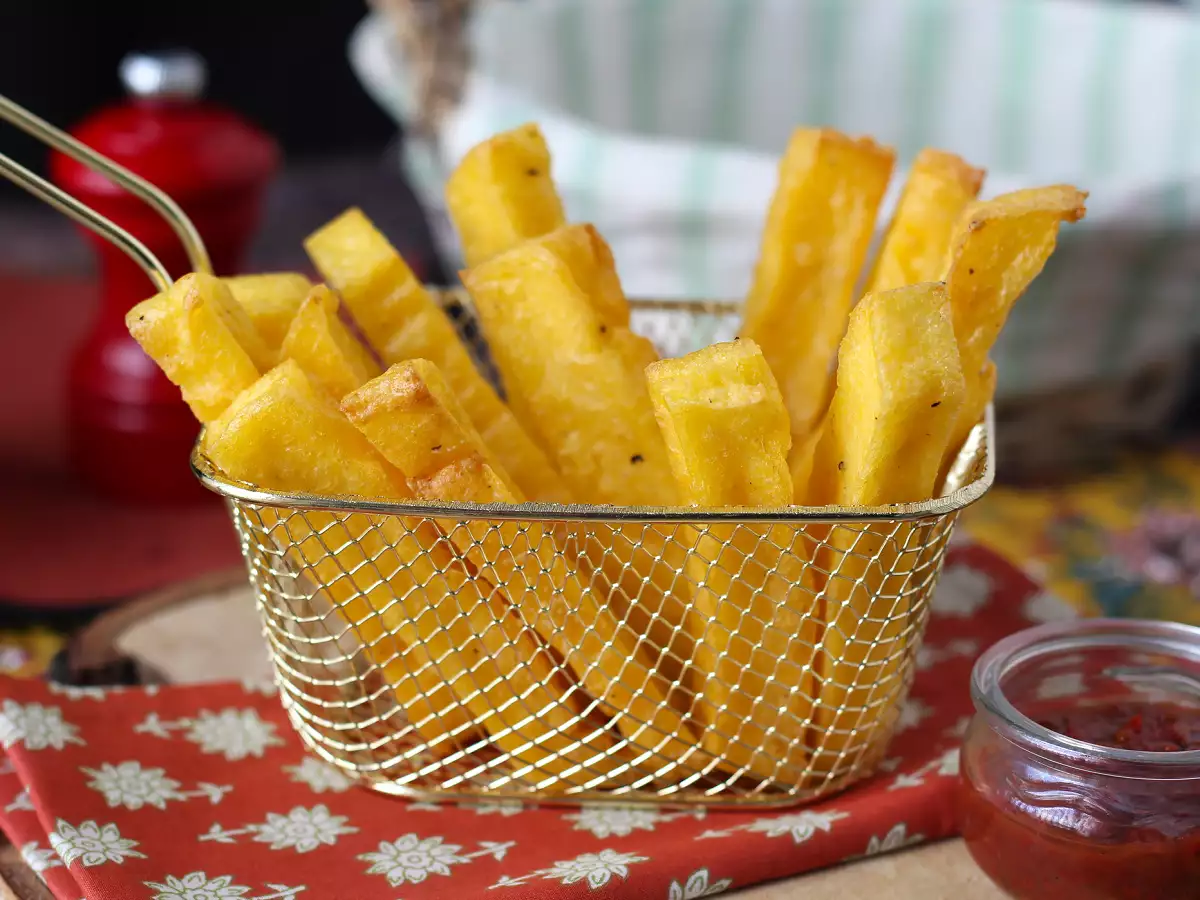 Krispig polenta i airfryer – enkel och glutenfri - foto 2