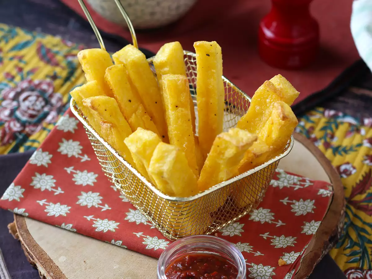 Krispig polenta i airfryer – enkel och glutenfri - foto 4