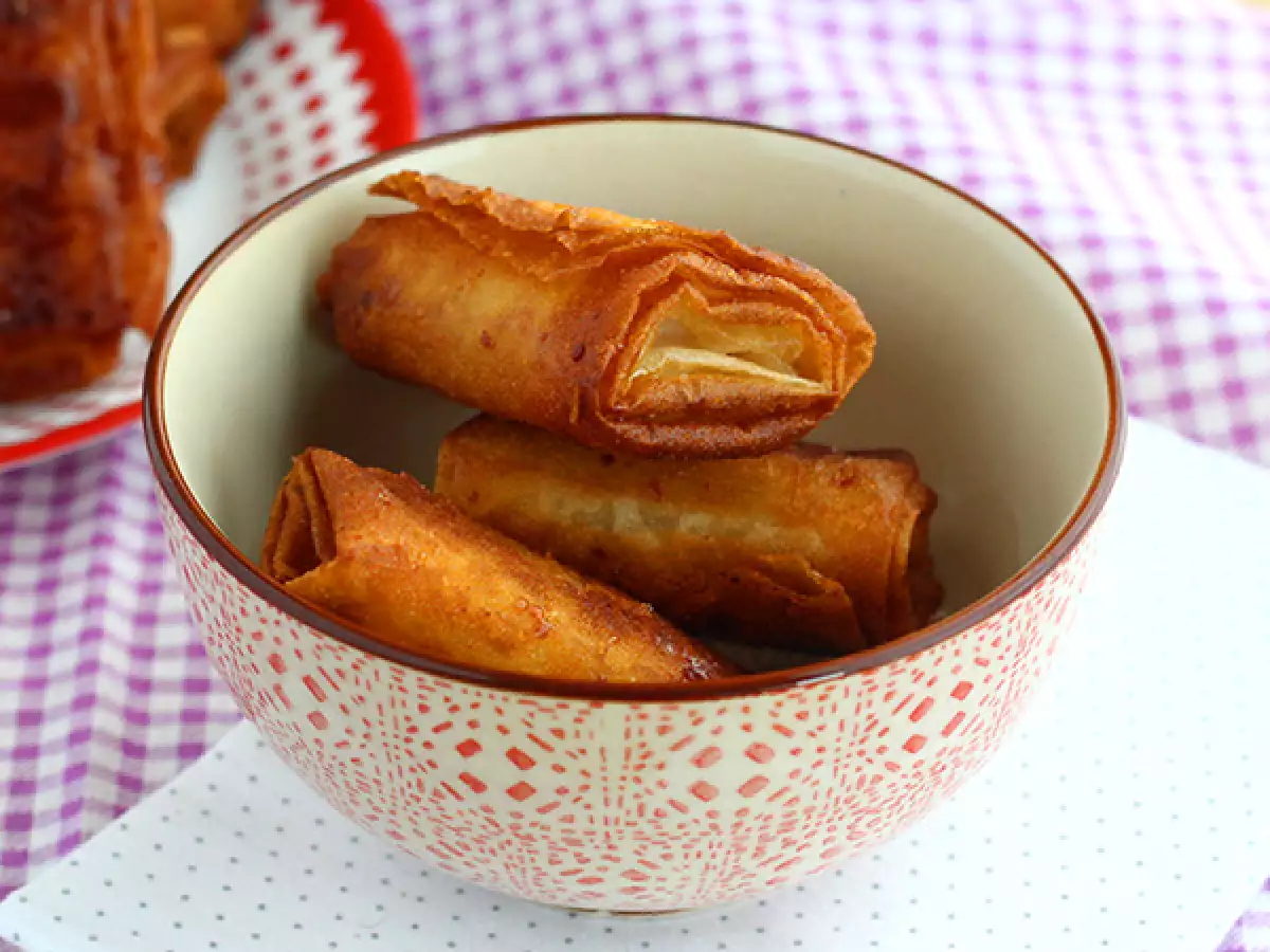 Krispiga bananknyten med filodeg - foto 2