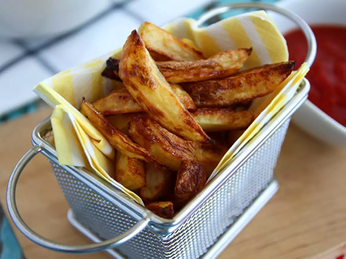 Krispiga pommes frites i ugn - foto 3