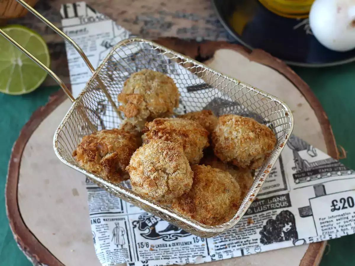 Krispiga tonfiskbollar i airfryer – ett oemotståndligt tilltugg!