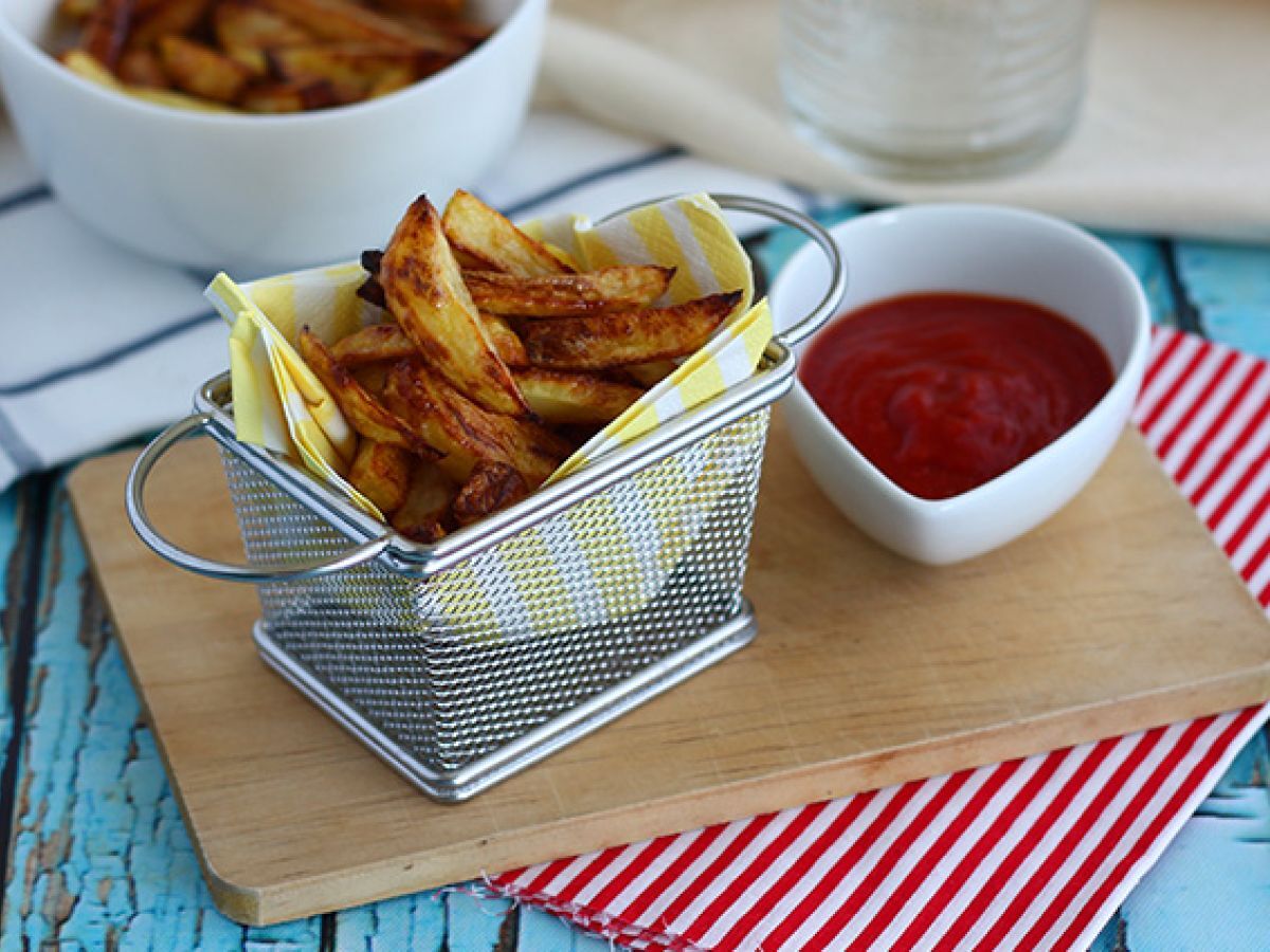Krispiga ugnsbakade pommes frites - foto 2