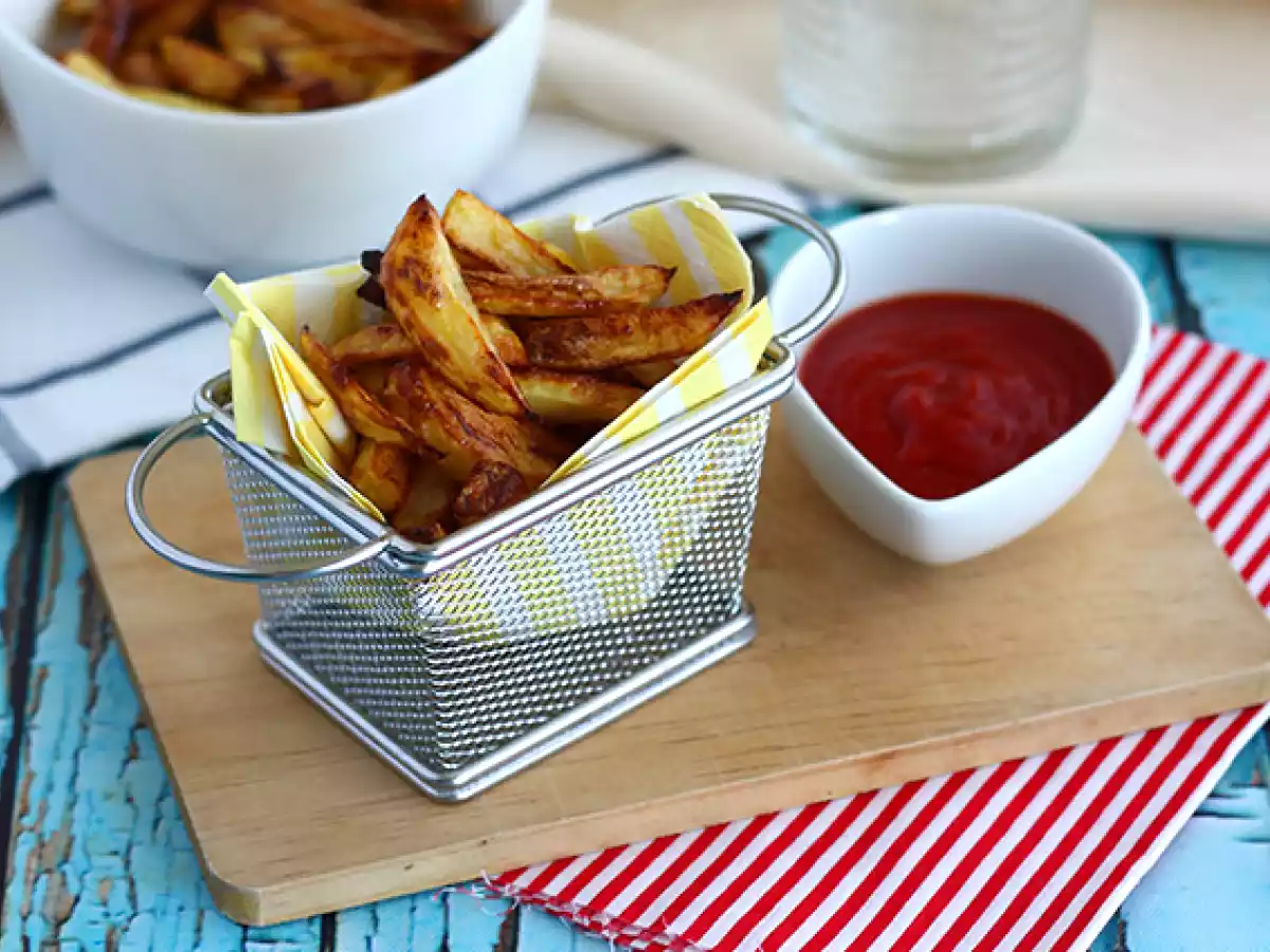 Krispiga ugnsbakade pommes frites - foto 2