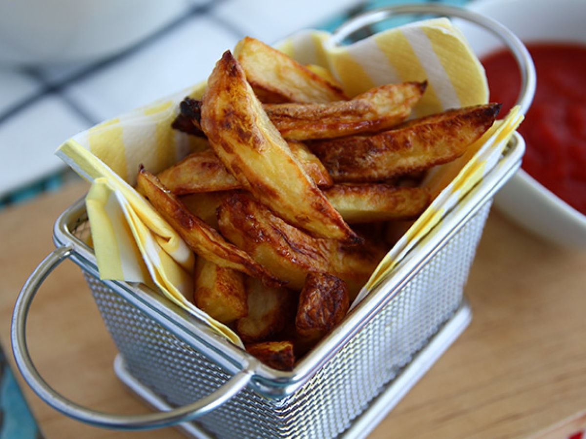 Krispiga ugnsbakade pommes frites - foto 3