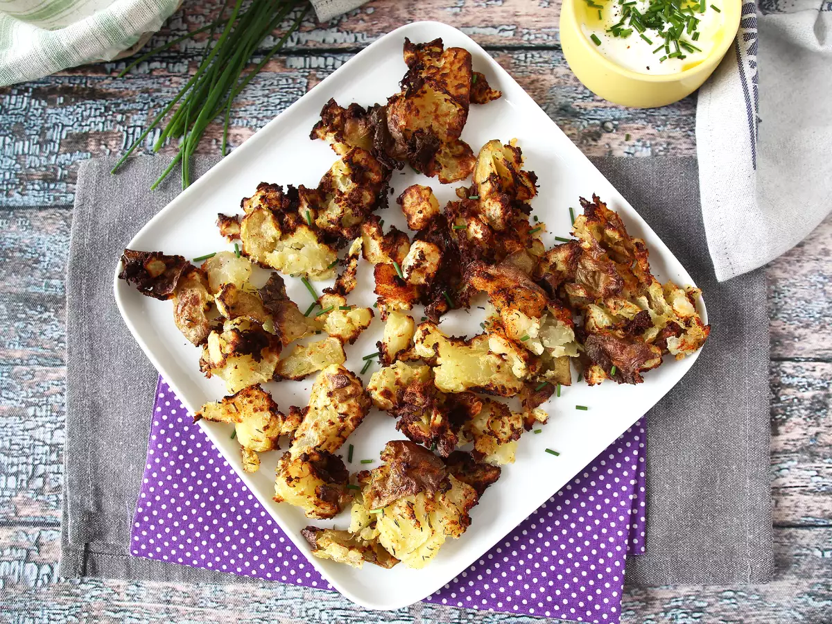 Krossad potatis i airfryer – det extra krispiga tillbehöret! - foto 2