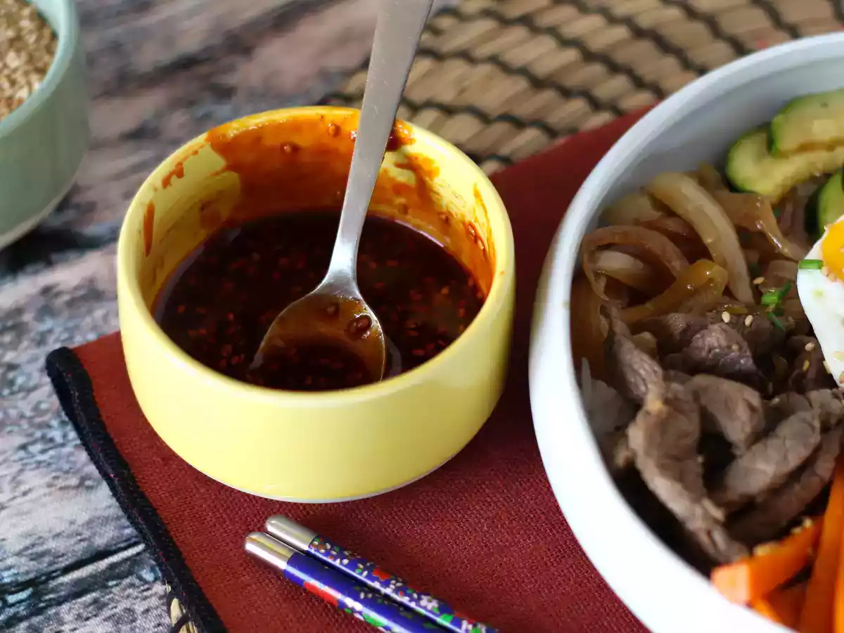 Kryddig koreansk gochujangsås till Bibimbap - foto 4