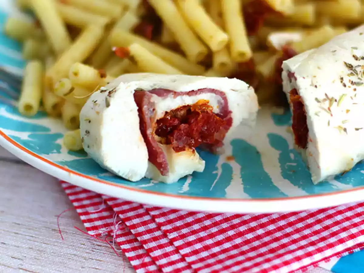 Kycklingballotiner med mozzarella - foto 4