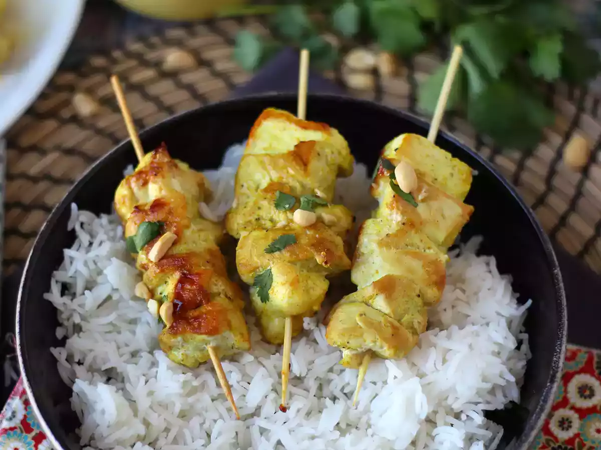 Kycklingkebab med sataysås, en kulinarisk resa till Asien! - foto 5