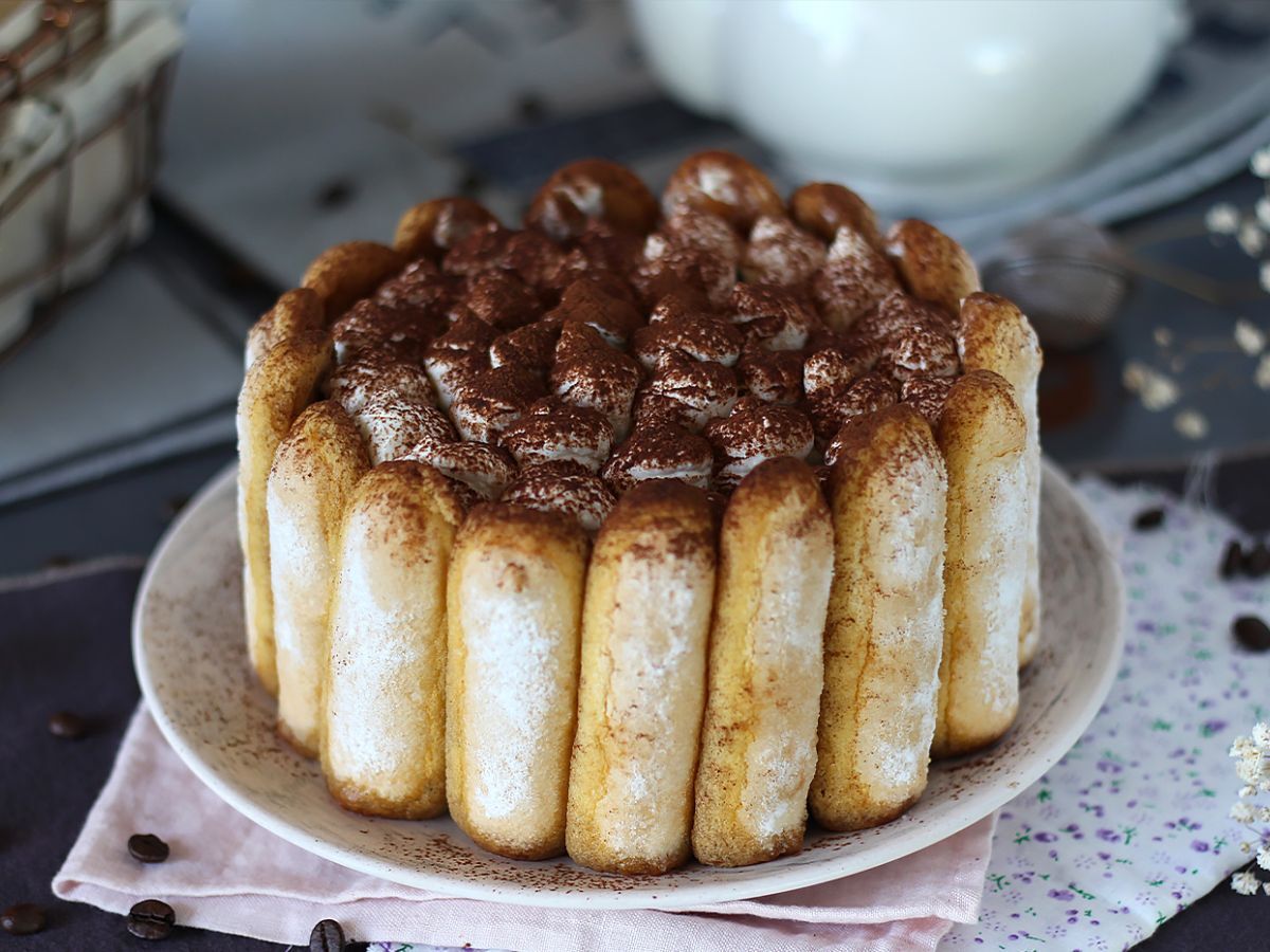 Läcker charlotte i tiramisu-stil utan ägg - foto 2