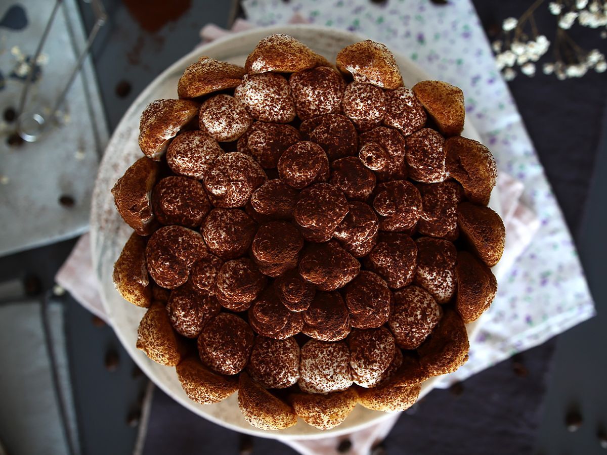 Läcker charlotte i tiramisu-stil utan ägg - foto 3