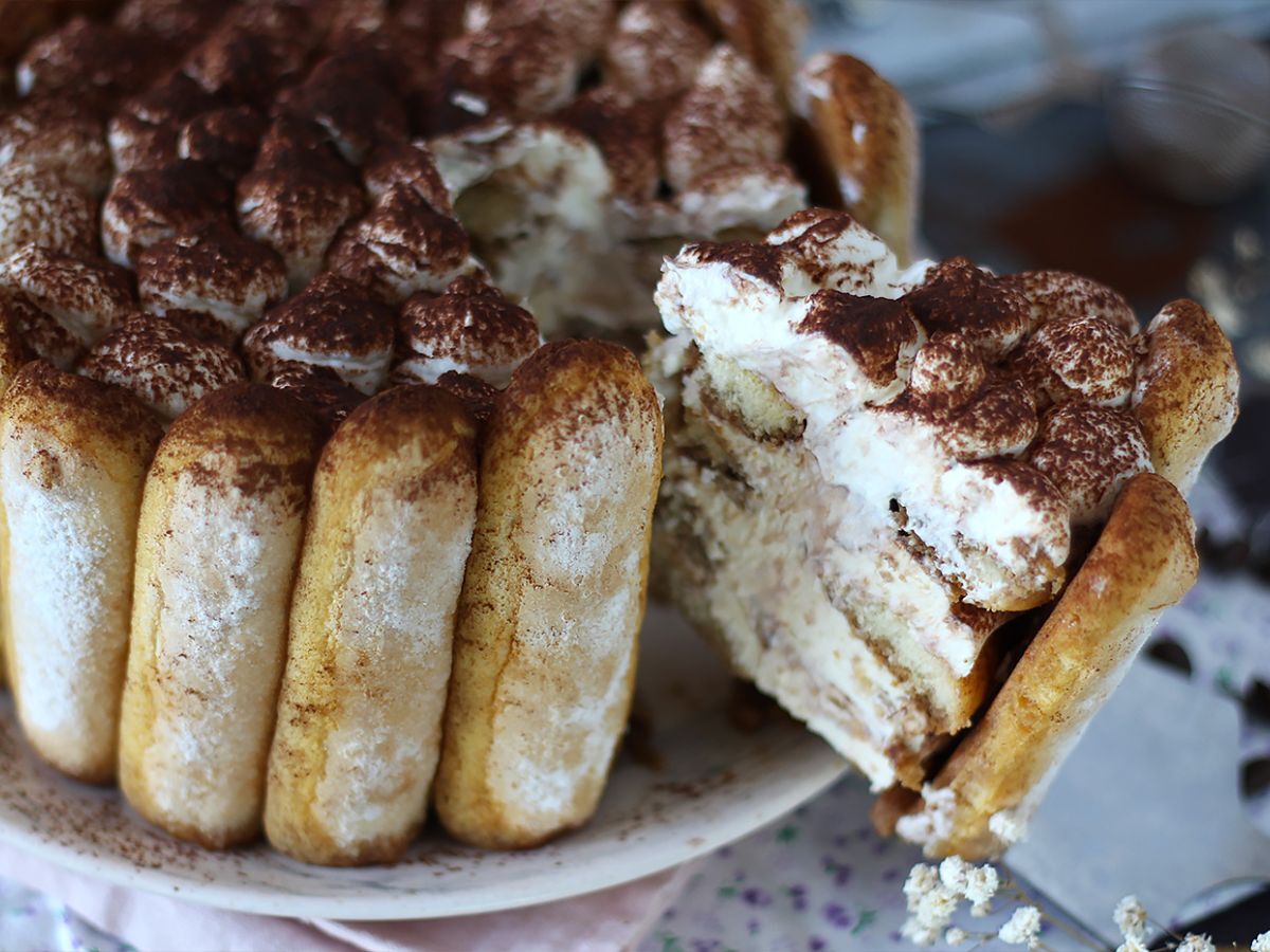 Läcker charlotte i tiramisu-stil utan ägg - foto 4