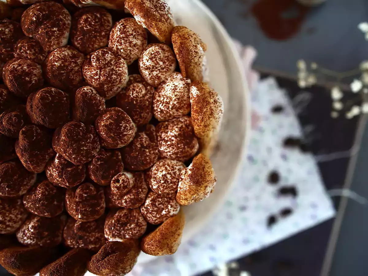 Läcker charlotte i tiramisu-stil utan ägg - foto 5