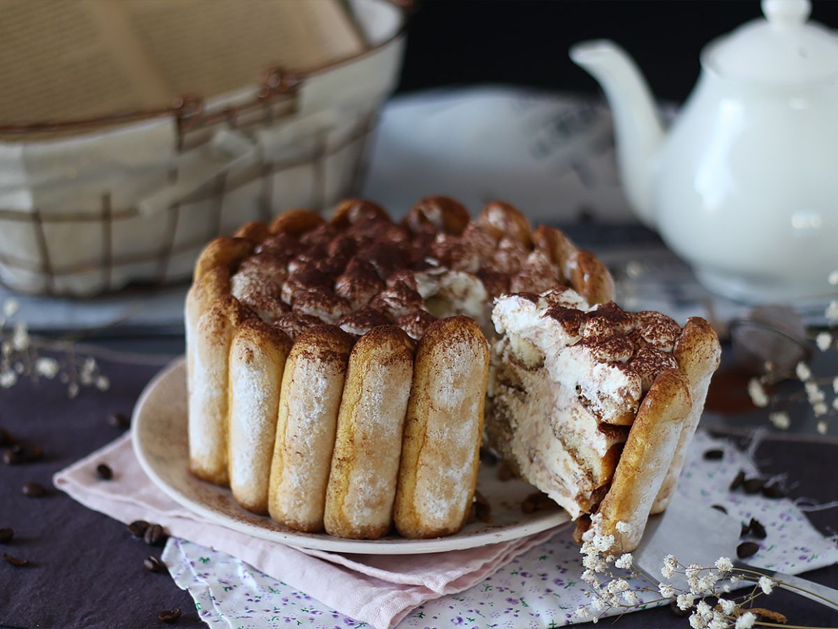 Läcker charlotte i tiramisu-stil utan ägg - foto 6