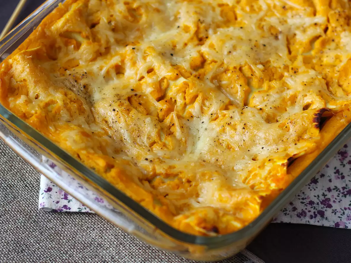 Lasagne med butternutpumpa, spenat och ricotta - foto 2