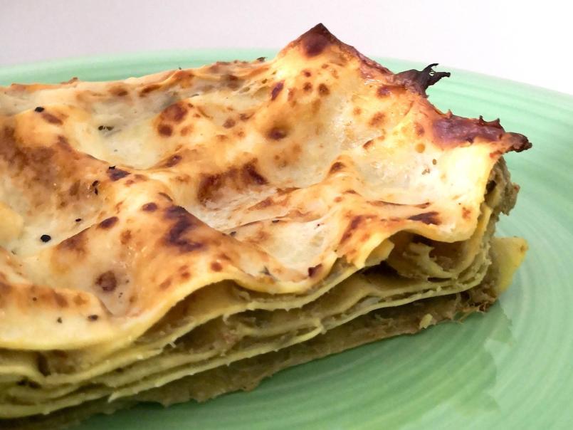 Lasagne med kronärtskockor och ricotta