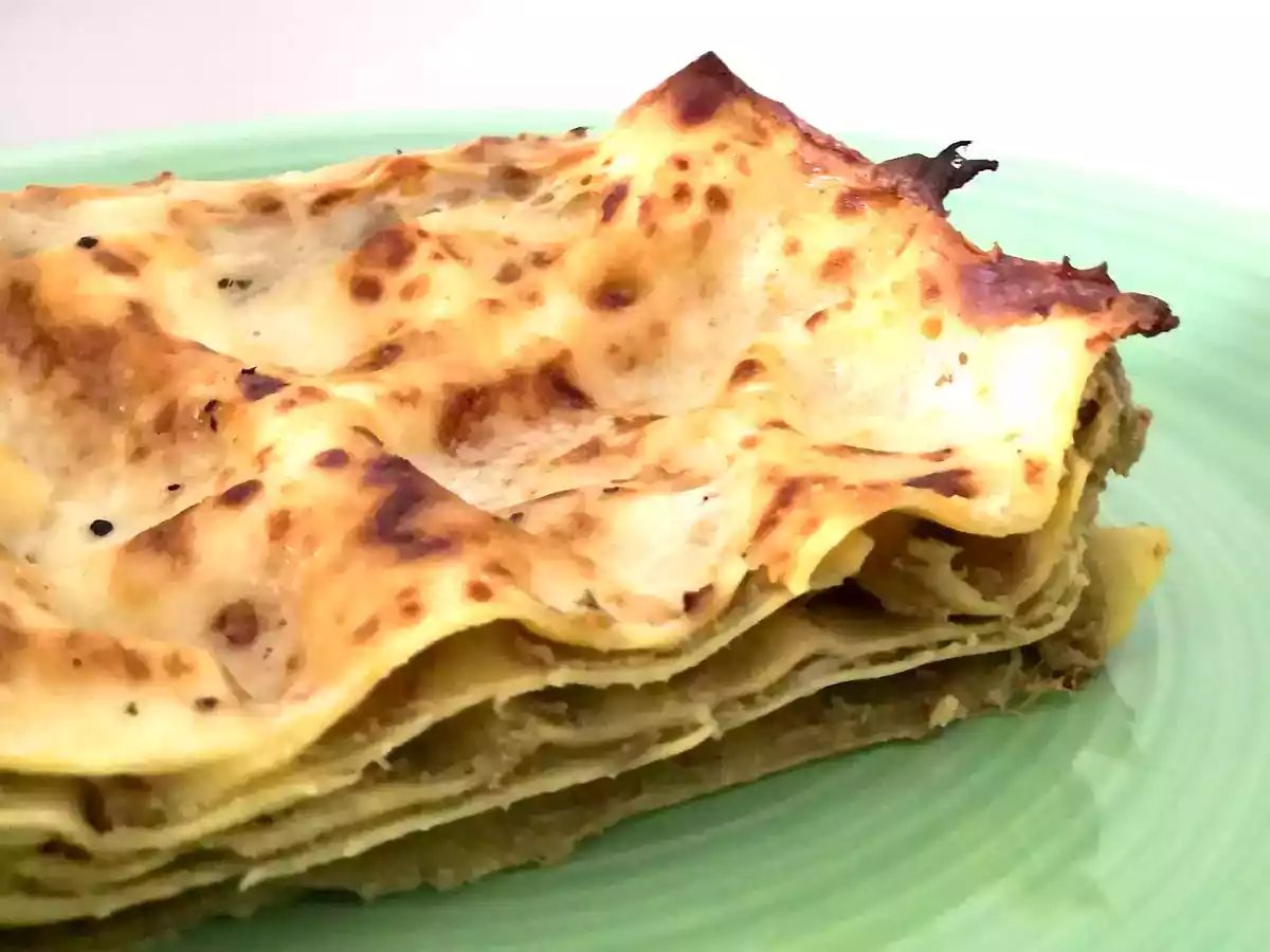 Lasagne med kronärtskockor och ricotta