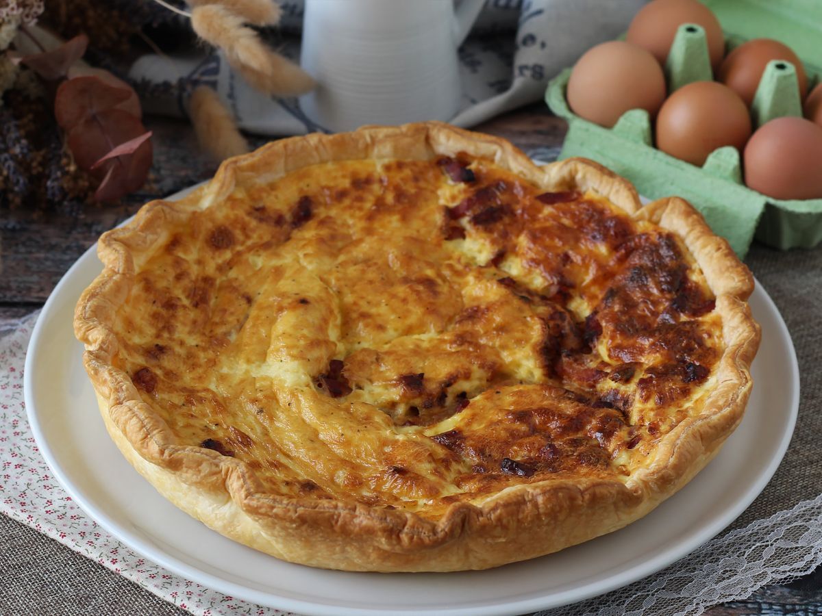 Lätt hemlagad quiche lorraine, den enkla receptet - foto 3