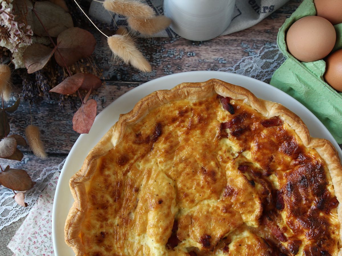 Lätt hemlagad quiche lorraine, den enkla receptet - foto 5