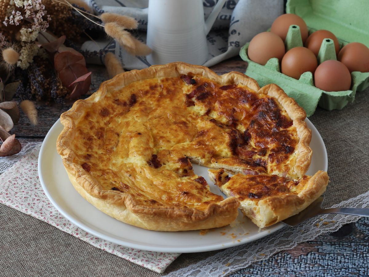 Lätt hemlagad quiche lorraine, den enkla receptet - foto 6