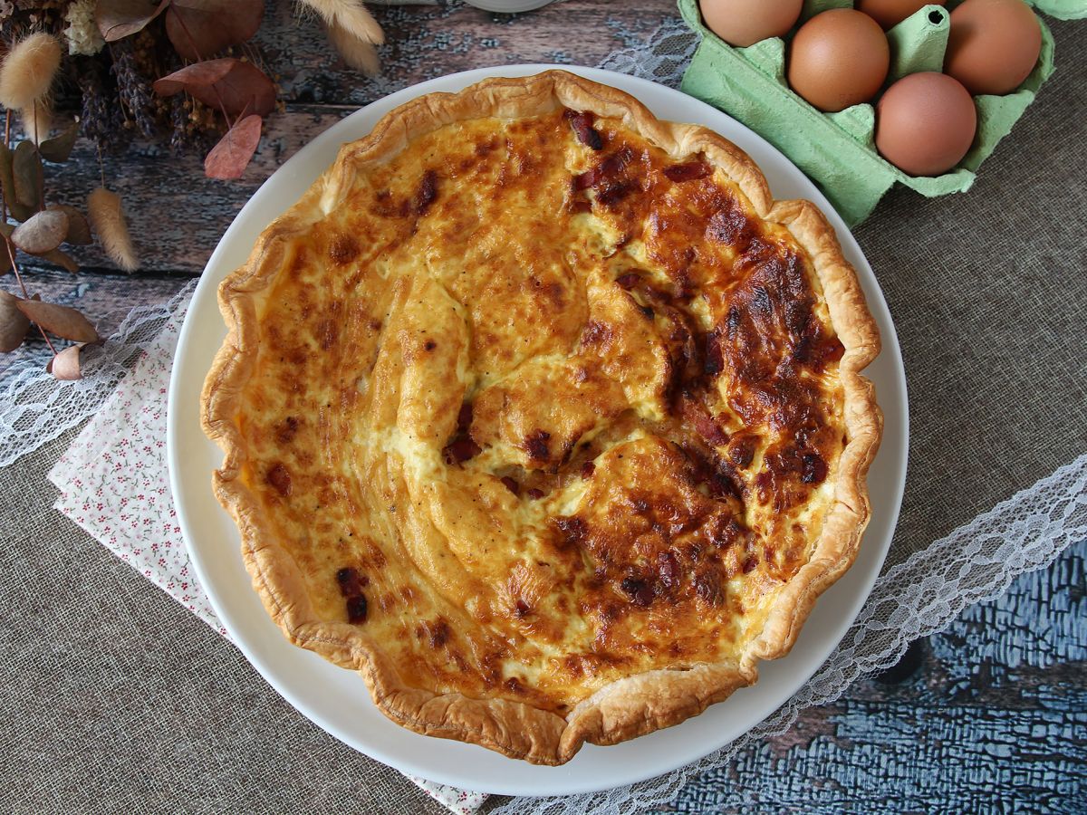 Lätt hemlagad quiche lorraine, den enkla receptet - foto 7