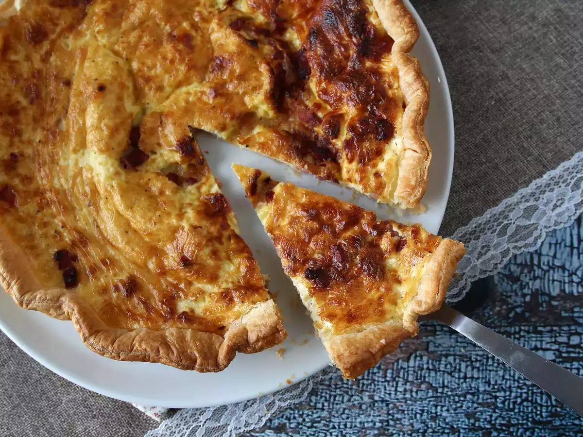 Lätt hemlagad quiche lorraine, det enkla receptet - foto 2
