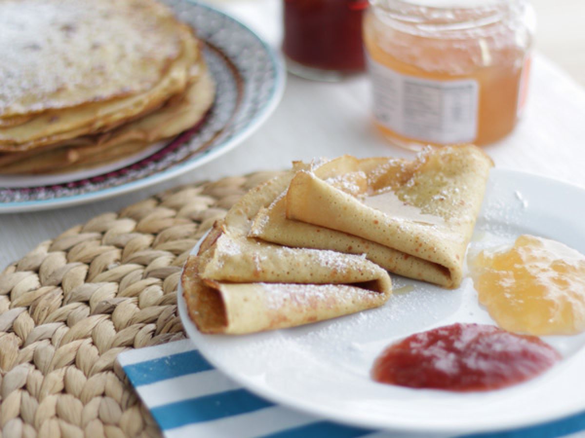 Lätta och glutenfria pannkakor utan mjölk - foto 2