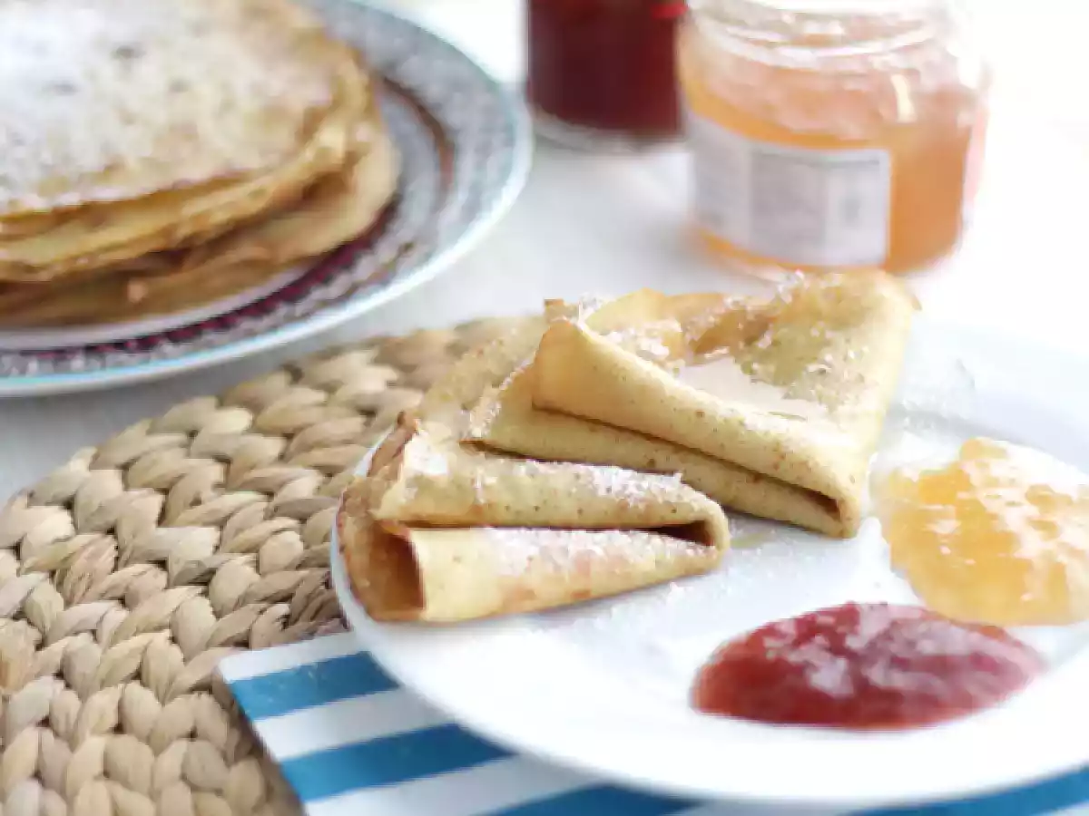 Lätta och glutenfria pannkakor utan mjölk - foto 2
