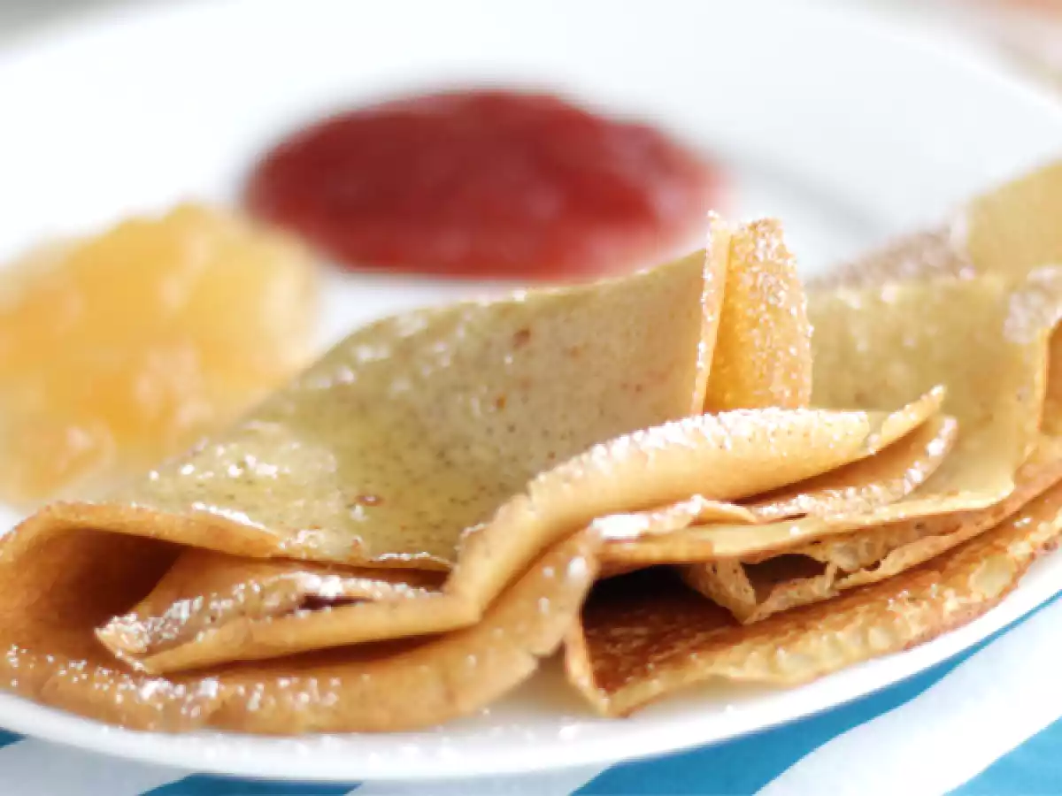 Lätta och glutenfria pannkakor utan mjölk - foto 4