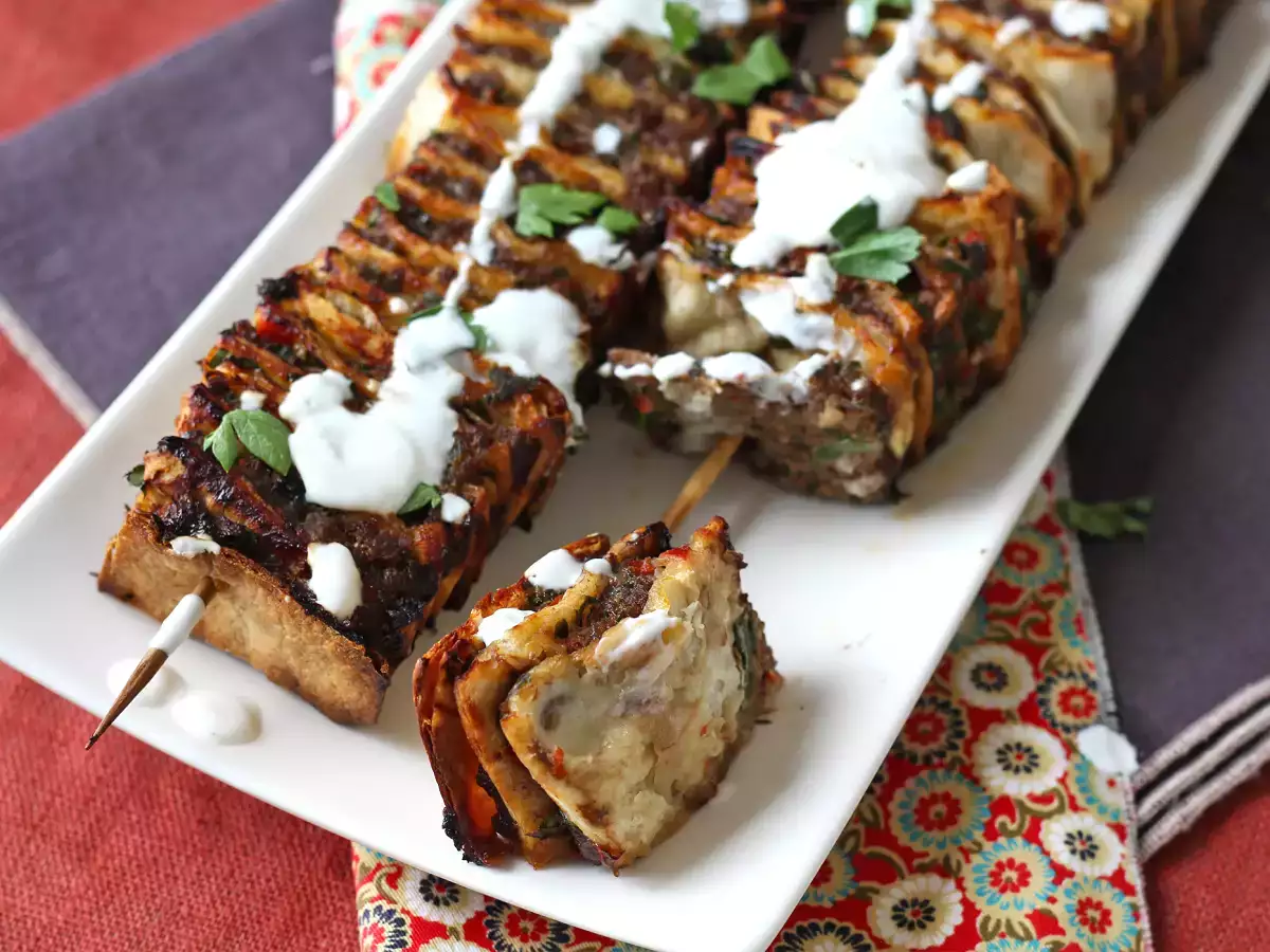 Lavash kebab med tortillas, de berömda enkla ugnsbakade kebaberna! - foto 6