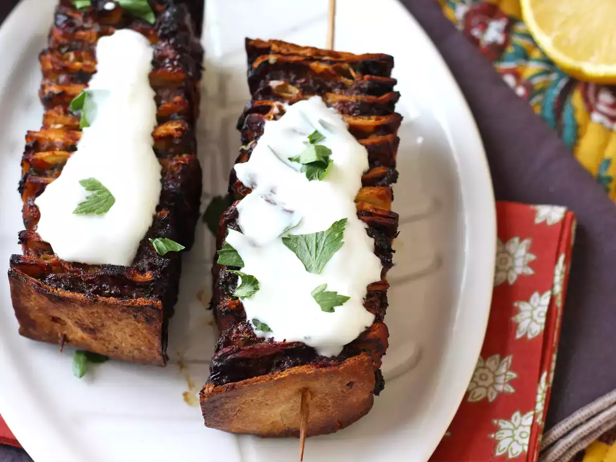 Lavash kebabspett med tortillas, enkelt att tillaga i airfryer! - foto 2
