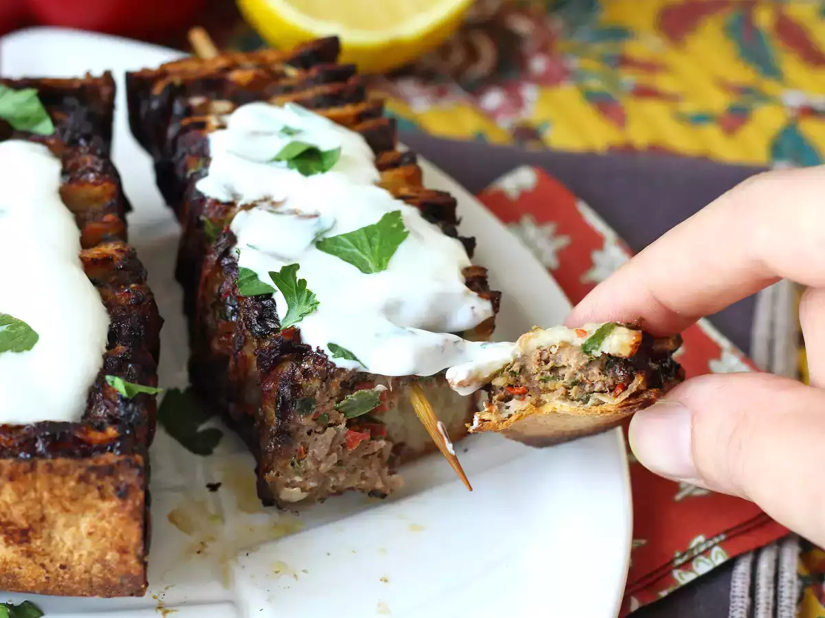 Lavash kebabspett med tortillas, enkelt att tillaga i airfryer! - foto 3