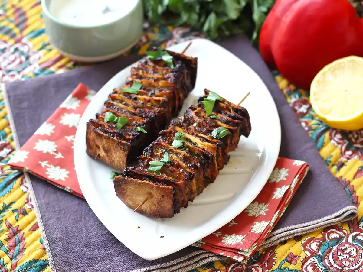 Lavash kebabspett med tortillas, enkelt att tillaga i airfryer! - foto 5