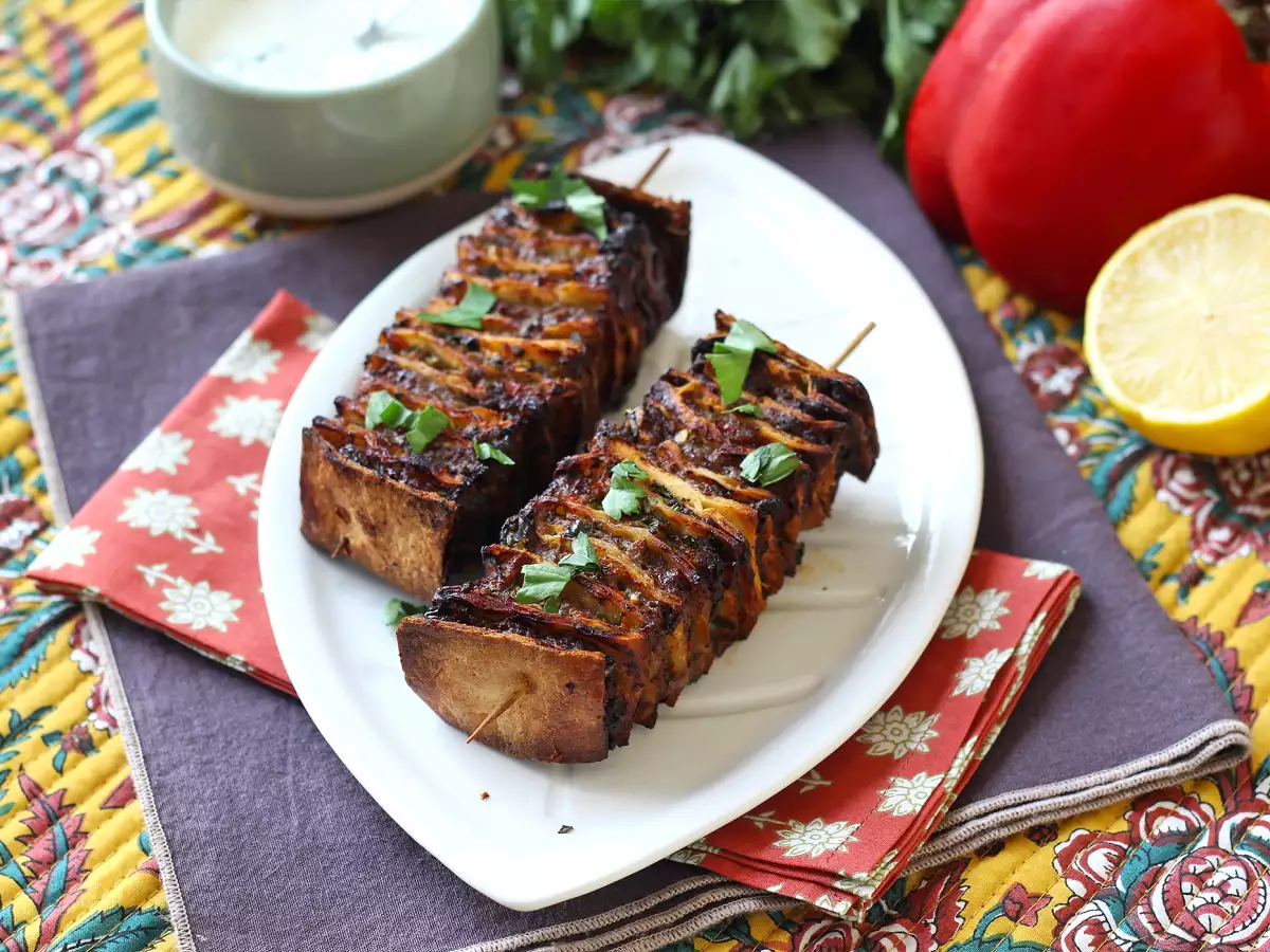 Lavashkebabspett med tortillas – enkelt att tillaga i airfryer! - foto 5