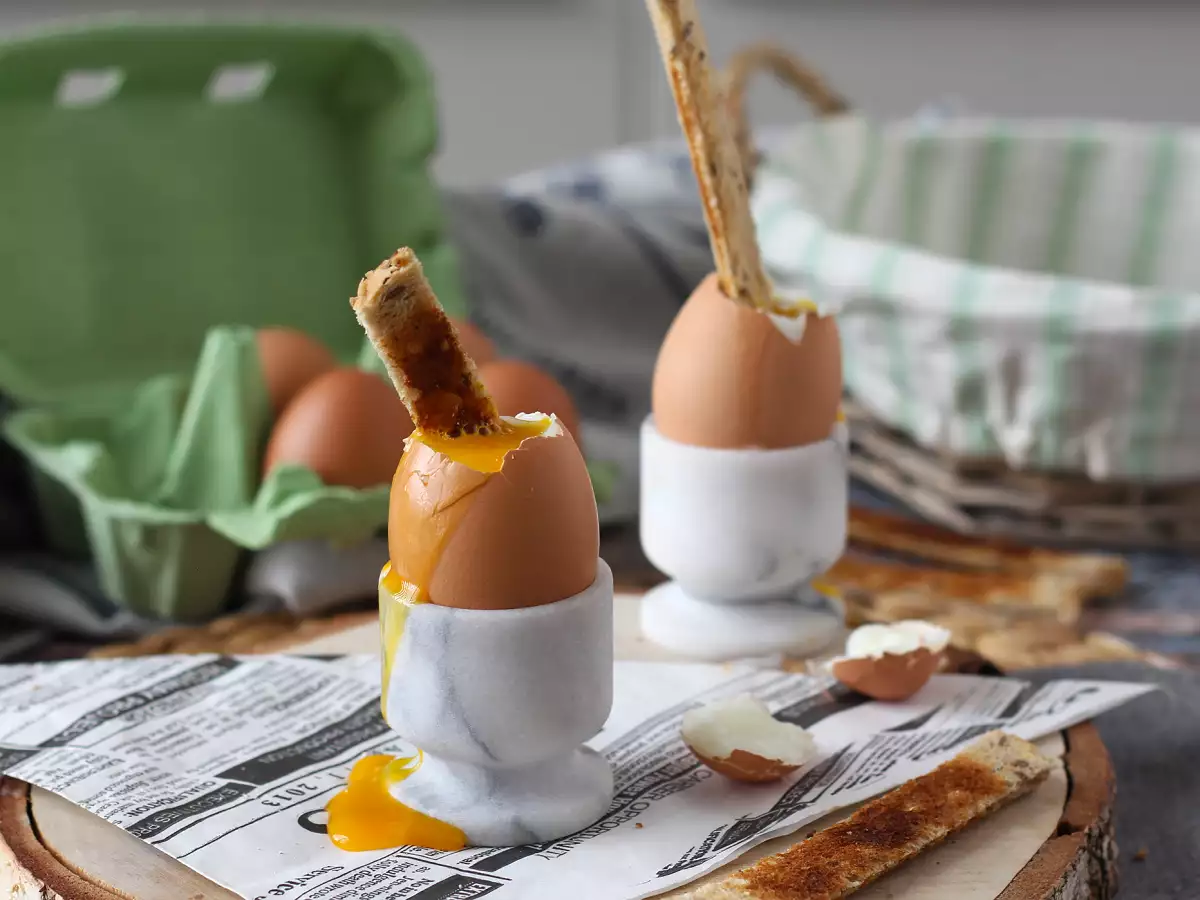 Löskokta ägg i airfryer - foto 3