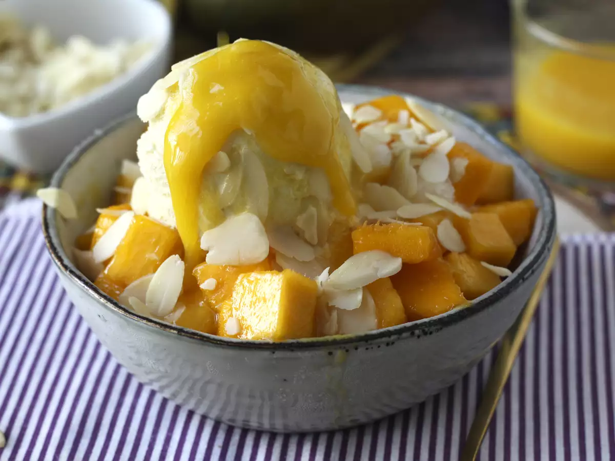 Mango bingsu, den läckra koreanska desserten med mango som är en succé världen över - foto 2