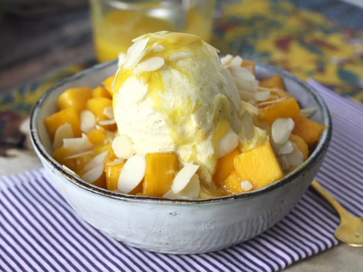 Mango bingsu, den läckra koreanska desserten med mango som är en succé världen över - foto 3