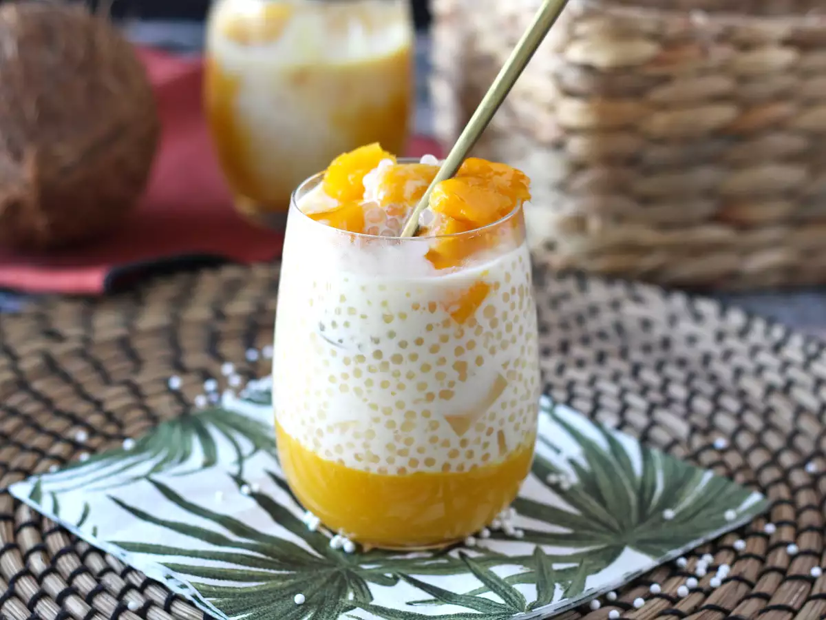 Mango sago, den asiatiska desserten med tapioka och mango som erövrar med sin enkelhet. - foto 5