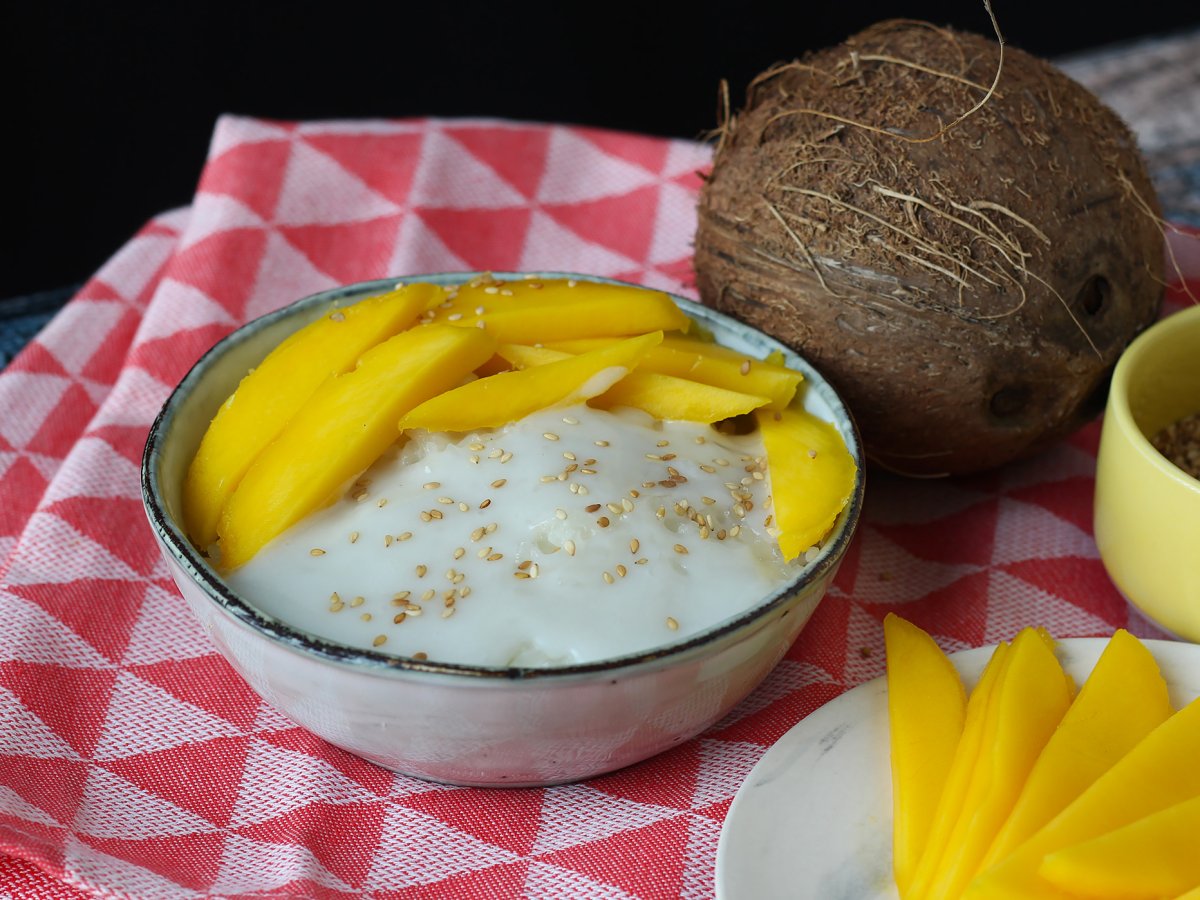 Mango sticky rice, den superbekväma thailändska desserten - foto 2
