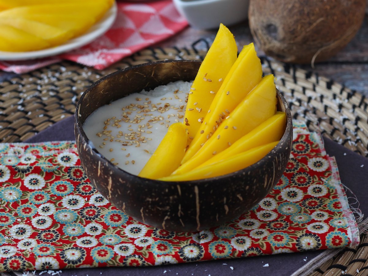Mango sticky rice, den superbekväma thailändska desserten - foto 4