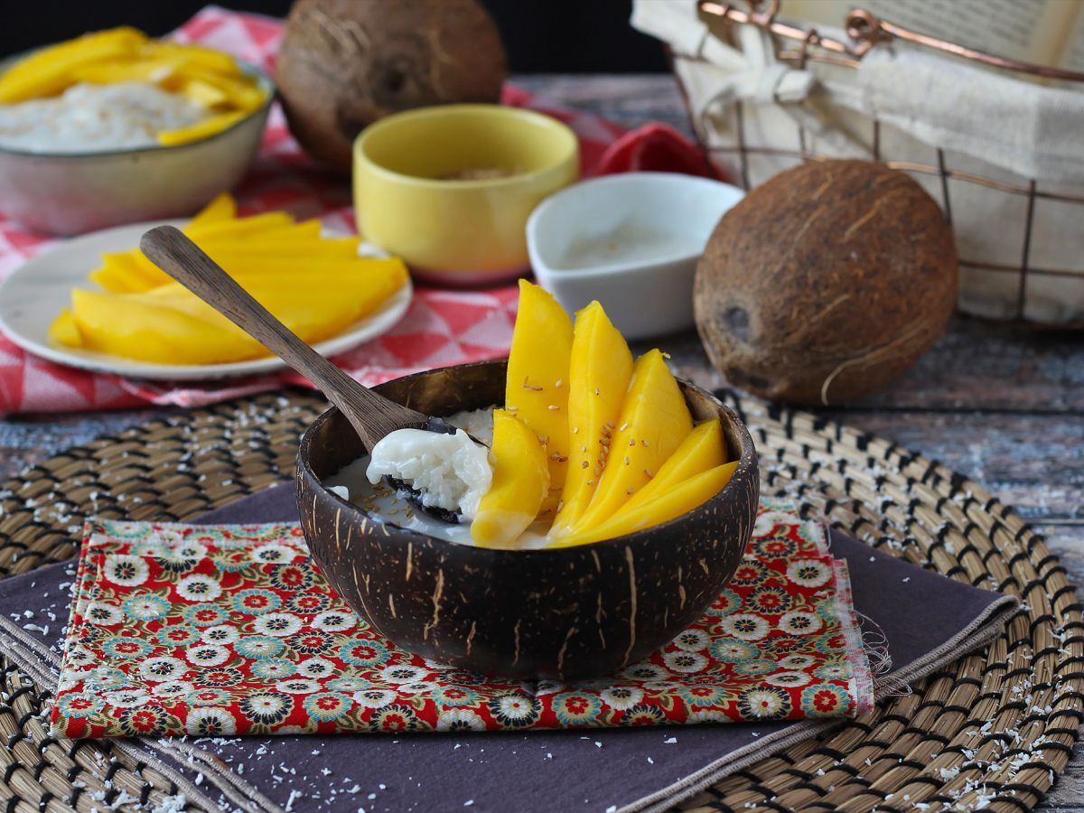 Mango sticky rice, den superbekväma thailändska desserten - foto 5