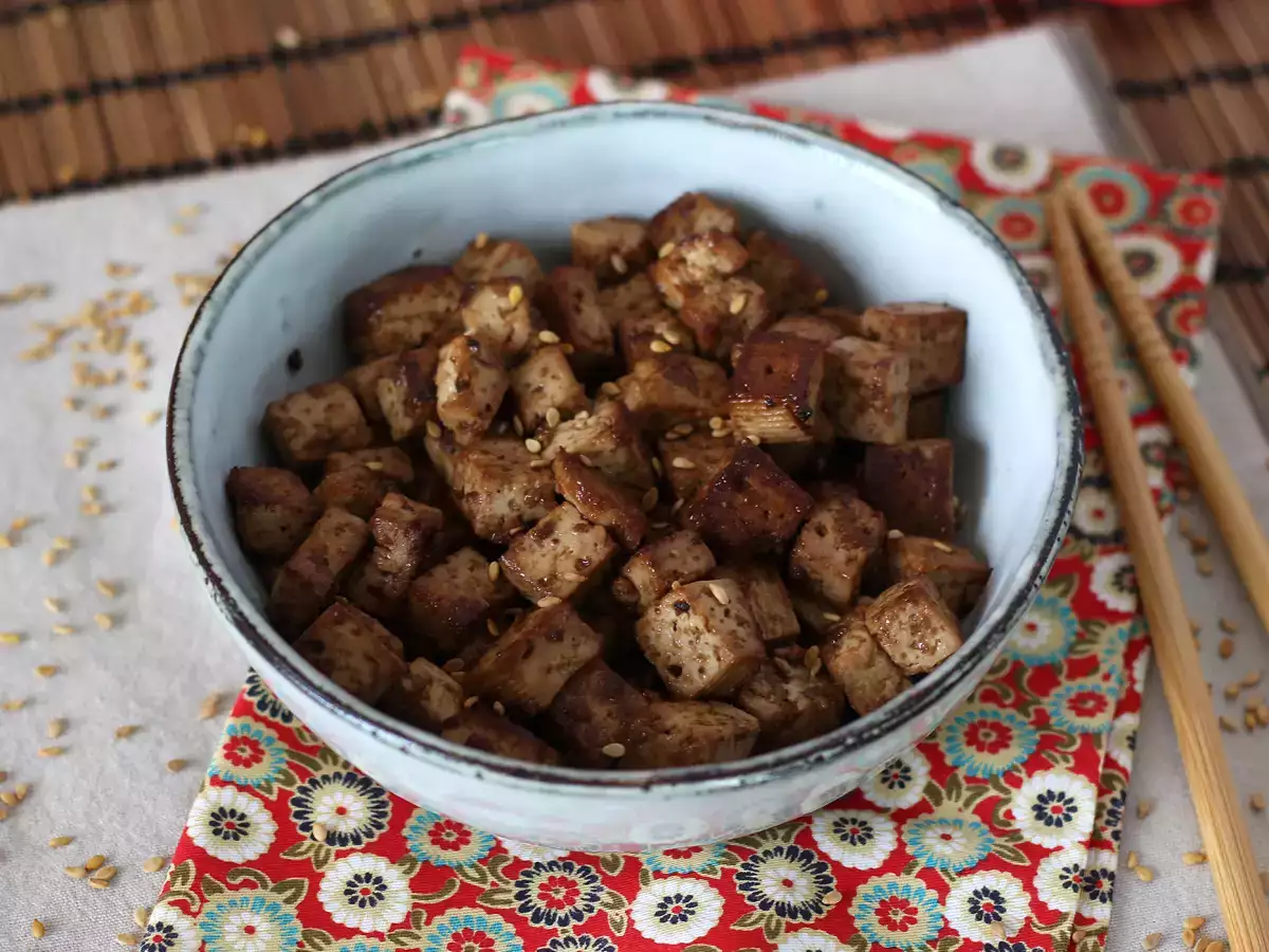 Marinerad tofu med asiatiska smaker (du kommer att älska tofu efter det här!)