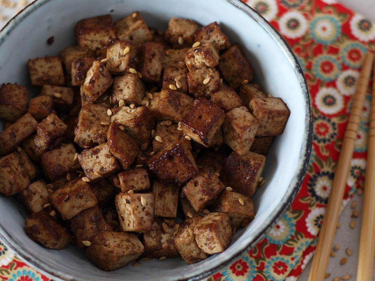 Marinerad tofu med asiatiska smaker (du kommer att älska tofu efter detta!) - foto 2