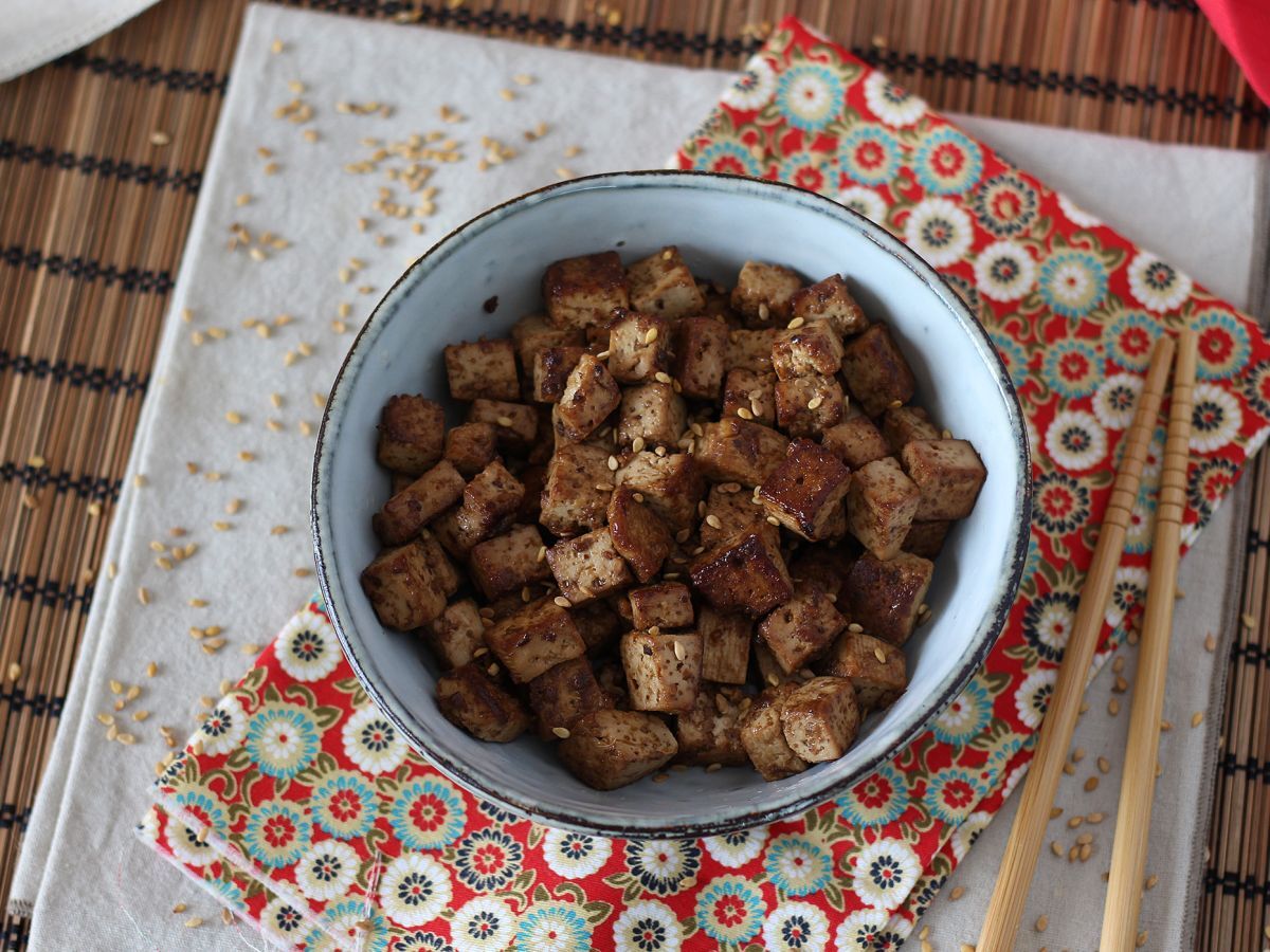 Marinerad tofu med asiatiska smaker (du kommer att älska tofu efter detta!) - foto 3