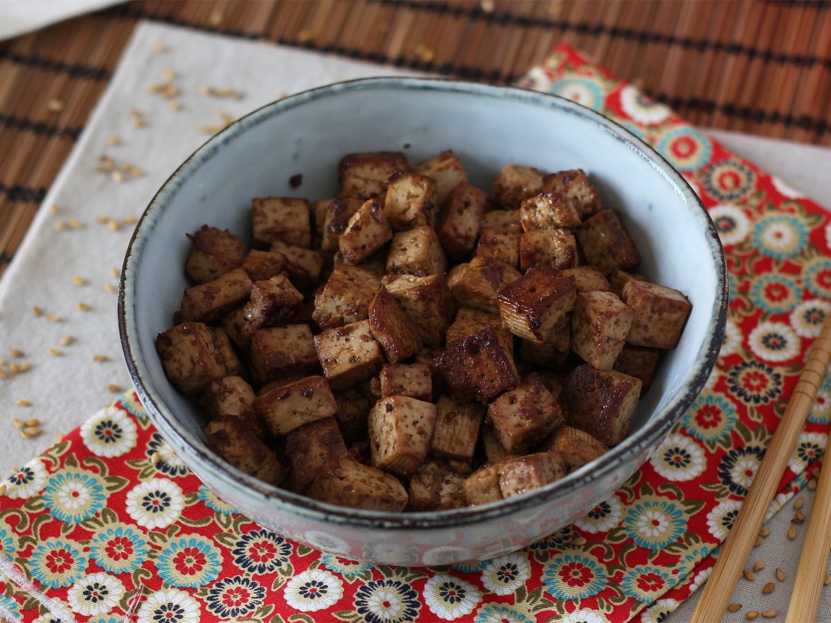 Marinerad tofu med asiatiska smaker (du kommer att älska tofu efter detta!) - foto 4