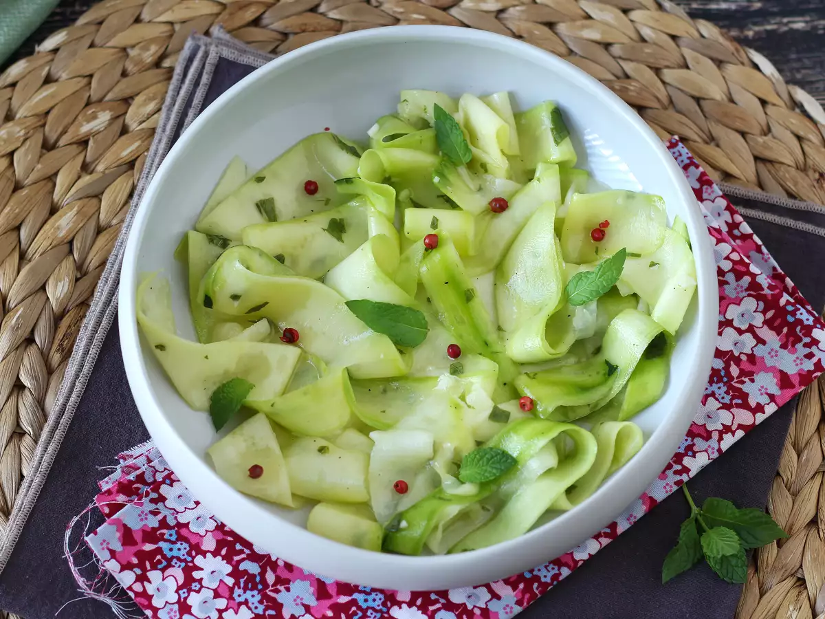 Marinerad zucchini – sommarens perfekta grönsakscarpaccio - foto 7