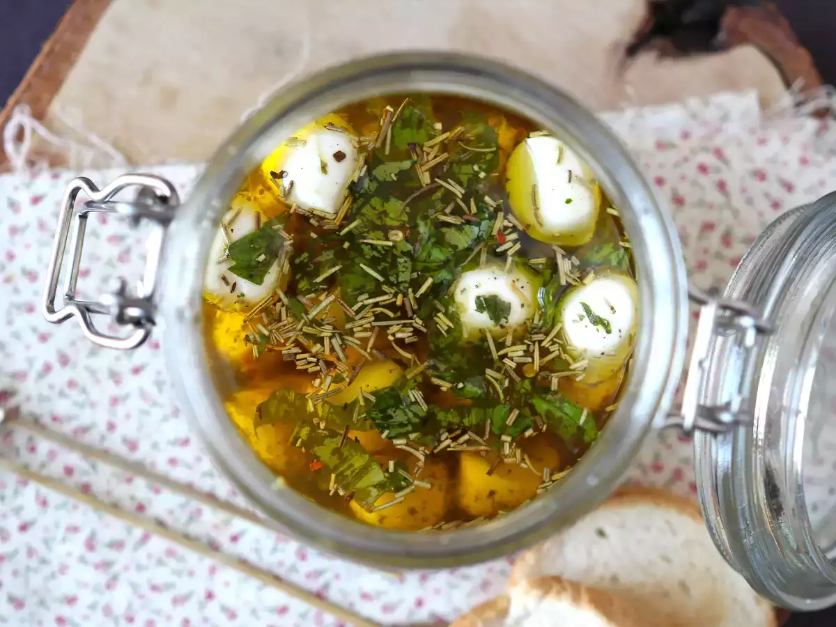 Marinerade mozzarellabollar till aperitif eller sallad! - foto 2