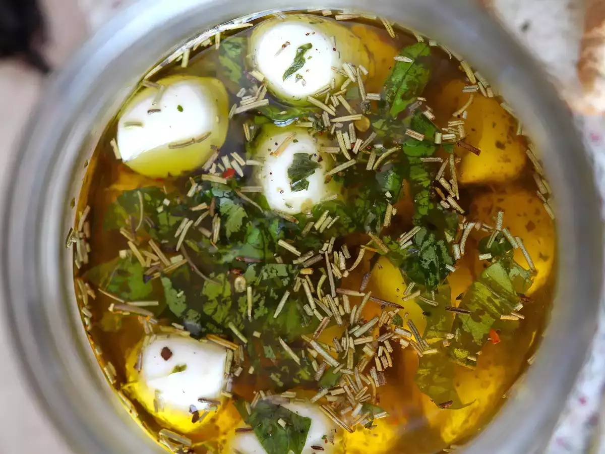 Marinerade mozzarellabollar till aperitif eller sallad! - foto 4